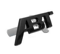 AQXYWQOL Autocollants d'emblème de calandre Avant de Voiture avec Logo ABT en métal 3D Couleur constante, ne se fanent Pas, ne blessent p(Glossy Black,8.2cm x 3.2cm)
