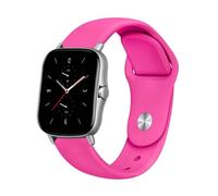AQXYWQOL Générique Bracelet de Sport Compatible avec GTS-GTR-4-3-2-2e-Mini-Pro-stratos 2 3, Bracelet de montre en Silicone bip-US-3-pro 20mm 22mm(Pink,22mm)