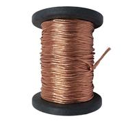 AQXYWUIO Fil de cuivre multibrins émaillé Haute fréquence, transformateur de câble Litz multibrins de 0.2mm, Ligne de Charge sans Fil (Size : 0.2x20 Stranded 2m)