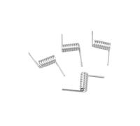 AQXYWUIO Grandes pinces à cheveux, 4 pièces, accessoires spéciaux, ressort de Torsion en acier, ressort de Torsion spécial, ressort en V for épingle à cheveux, pince à ressort(Color:B)