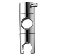 AQXYWUIO Support de Pomme de Douche réglable, siège de Levage de Douche, Support de Douche Pratique, Prise à Manchon Coulissant, Accessoires de Salle de Bains(Silver,19MM)