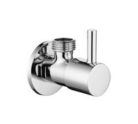 AQXYWUIO Vanne de contrôle de l'eau, vanne d'angle de Robinet, inverseur en Laiton, vanne de Toilette, Accessoires de Cuisine, en Laiton Massif chromé