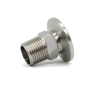 Aqxyxsw GUYTRM 1/8" 1/4" 3/8" 1/2" 3/4" 1" 1-1/4" 1-1/2" 2" = Filetage mâle KF16 KF25 KF40 KF50 Raccord à Vide en Acier Inoxydable 304 lingli(KF25,3/4")