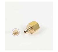 Aqxyxsw GUYTRM Adaptateur de Tube en cuivre for climatisation, Filetage évasé Femelle-mâle SAE, 1/4, 3/8, 1/2, 5/8, 3/4, raccord de Tuyau en Laiton lingli(with Nut,Female 1l2 Male 5l8)