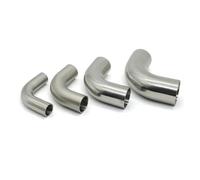 Aqxyxsw GUYTRM Coude à 90 degrés soudé sans Soudure en Acier Inoxydable SS304/SS316L de 19 à 108 mm, Joint de Tuyau de qualité sanitaire Poli de qualité Alimentaire lingli(SS304,32mm)