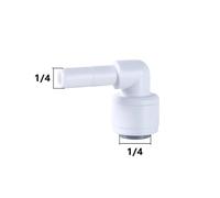 Aqxyxsw GUYTRM Raccord coudé à 90 degrés, Filetage mâle Femelle 1/4" 3/8", raccord Rapide for Filtre d'aquarium, pièces d'osmose Inverse lingli(7 UK)