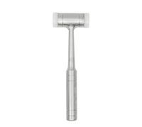 Aqxyxsw Marteau à os dentaire en Nylon à Double tête, poignée en acier inoxydable, outil d'extraction chirurgicale des dents, Autoclave, équipement de dentiste 1 pièce fangzi