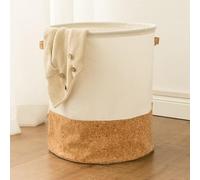 Aqxyxsw Panier à linge imperméable de vêtements de stockage panier de rangement grand coton lin panier à vêtements de jardinage lingli(30x35cm)