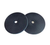 Aqxyxsw Tampon de polissage diamant abrasif noir, 7 pouces, 180MM, disque de polissage humide, pierre, marbre, granit, feuille de meulage, plaque de polissage de pierre(2000)