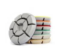 Aqxyxsw Tampons de polissage de sol en diamant, 3 "4", 3 pièces, disque de meulage en diamant sec et humide for pierre granit marbre béton, outil abrasif de rénovation(3000,4 inches)
