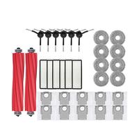 AQXYYWEI Accessoire d'aspirateur for aspirateur P10 A7400RR, brosse latérale principale, filtre, tissus de vadrouille, sac à poussière, pièce de rechange (Color : 30pcs-01)