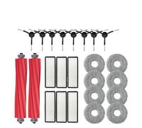 AQXYYWEI Accessoire d'aspirateur for aspirateur P10 A7400RR, brosse latérale principale, filtre, tissus de vadrouille, sac à poussière, pièce de rechange (Color : 20pcs)