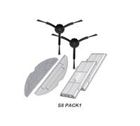 AQXYYWEI Accessoires for aspirateur S8/S8 +, brosse latérale, filtre, vadrouille, sacs à poussière Choth, pièces de rechange (Color : S8 Pack1 no main)
