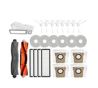 AQXYYWEI For 1S B101CN B116 X10 + accessoires 10s S10 Pro, brosse latérale principale, filtre, vadrouille, sac à poussière, pièces (Color : 25PCS)
