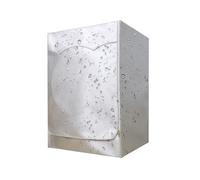 AQXYYWEI Housse de machine à laver argentée Housse de laveuse imperméable for sèche-linge à chargement frontal Housse de protection domestique Accessoires for la maison(L)