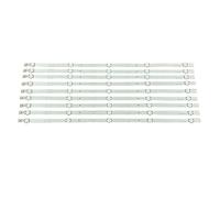 AQXYYWEI Kit de bande de rétro-éclairage LED, for 55VLX7000 55GUB8855 55GUB8852 55VLX7730 55VLX7710 55UB8767 55 VLX 7810BP (Color : 9 PCS For 1 TV)