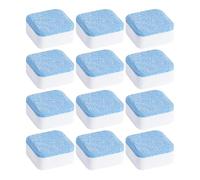 AQXYYWEI Lot de 12 tablettes de nettoyage for machine à laver, fournitures de nettoyage for réservoir, accessoires for vêtements effervescents