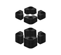 AQXYYWEI Lot de 4 coussinets anti-vibrations for lave-linge, accessoires for lave-linge carré anti-marche(Single Layer)