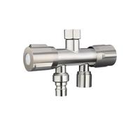 AQXYYWEI Robinet à double commande for irrigation de jardin, contrôle de l'eau, machine à laver, toilettes, douche, vannes de dérivation, accessoires de salle de bain
