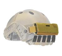 AQzxdc Contrepoids de Poche équilibrage de Batterie pour Casque Tactique Airsoft, avec Cinq Blocs de Compteur, pour Accessoire De Casque Tactique OPS Core Fast BJ PJ Mich,Beige