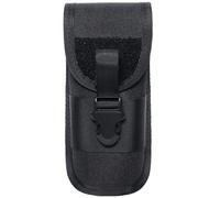 AQzxdc Étui à Lunettes Molle for Lunettes de Soleil, étui Tactique d'extérieur Durable, Style Militaire, Lampe de Poche avec Boucle, étui de Protection Rigide et Antichoc for Lunettes(Black)