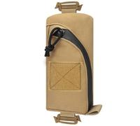 AQzxdc Étui à Lunettes Tactique Molle, étui de Protection Antichoc for Lunettes de Soleil, Sac Suspendu, étuis Portables for Lunettes Molle avec Clip de Ceinture(Brown)