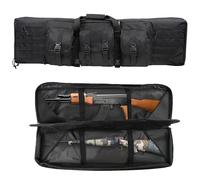 AQzxdc Étui Double for Carabine 55 Pouces, Sac à Dos Tactique for Carabine Longue, étui Portable for Fusil de Chasse, for Le Stockage des Armes à feu, Le tir et la Chasse(Black)