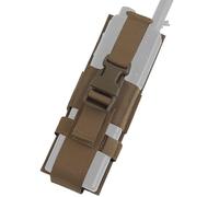 AQzxdc Étui tactique universel pour radio Molle - Réglable pour ceinture de service - Talkie-walkie - Chasse en plein air - Sac de poche (marron)