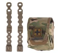 AQzxdc Lle Sac médical tactique à libération rapide EMT IFAK Pochette de premiers secours Sac banane Sac de survie d'urgence Petit sac portable utilitaire d'urgence (Cp)