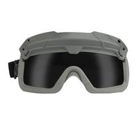 AQzxdc Lunettes de sécurité tactiques antibuée pour sports de plein air, militaires, chasse, cyclisme, protection des yeux en milieu sauvage, pour hommes et femmes.(Gray+Black Lens)