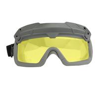 AQzxdc Lunettes de sécurité tactiques antibuée pour sports de plein air, militaires, chasse, cyclisme, protection des yeux en milieu sauvage, pour hommes et femmes.(Gray+Yellow Lens)