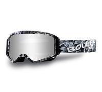 AQzxdc Lunettes de ski/snowboard parent-enfant pour homme, femme et jeune, protection UV 100% et anti-buée(Pattern frame silver flakes)