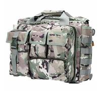 AQzxdc Mallette Tactique for Homme de 17,3 Pouces, Sacoche Militaire for Ordinateur Portable, Sac de Rangement Molle, Camouflage, équipement Tactique(CP)