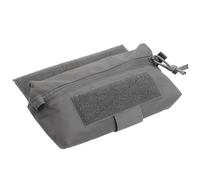 AQzxdc Mini Pochette Tactique, Sac Banane, Pochette à Outils, Mini Pochette, Sac Banane Abdominal for Gilet Tactique, équipement de Poitrine(Gray)