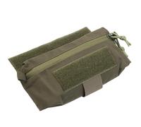 AQzxdc Mini Pochette Tactique, Sac Banane, Pochette à Outils, Mini Pochette, Sac Banane Abdominal for Gilet Tactique, équipement de Poitrine(Green)