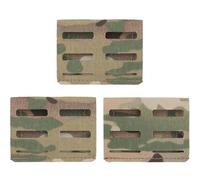 AQzxdc Panneau de ceinture tactique, système de fixation for ceinture Molle de chasse, pochette for lampe torche, sac à couteaux, petit outil, 3 pièces/ensemble, fixation à la taille, découpe laser(Cp