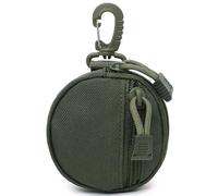 AQzxdc Petite Pochette Molle for Accessoires, Pochettes EDC améliorées for équipement Militaire, étui Tactique comme Porte-Monnaie, Porte-clés, étui Portefeuille, Pack Casque sans Fil(Green)