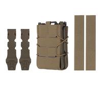 AQzxdc Pochette for Chargeur 5,56, Support de Chargeur Molle avec Insert de Pochette for Chargeur à dégagement Rapide for chargeurs M4 AR15 M16 AK…(Brown)