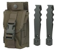 AQzxdc Pochette médicale Tactique Molle, Trousses de Premiers Secours compactes, Support de Garrot Cat, Sac de Rangement for Ciseaux E.-MT, kit de Survie d'urgence IFAK for traumatismes(Green)