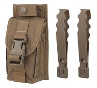 AQzxdc Pochette médicale Tactique Molle, Trousses de Premiers Secours compactes, Support de Garrot Cat, Sac de Rangement for Ciseaux E.-MT, kit de Survie d'urgence IFAK for traumatismes(Brown)