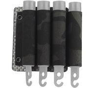 AQzxdc Pochette Tactique for bâtons Lumineux, Organiseur de Piles for Lampe de Poche, Panneau Molle for bâtons Lumineux, Support for 4 bâtons Lumineux, for Camping, pêche, Aventure, Chasse(Bcp)