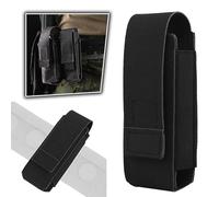 AQzxdc Pochette Tactique for Chargeur 9 mm, Support élastique for Lampe de Poche, Ceinture de Gilet de Chasse Utilitaire Molle, Sac for Chargeur, Pochette Utilitaire for Gilet de Chasse(Black)