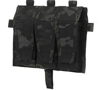 AQzxdc Pochette Tactique for Chargeur Molle, Triple Pochette for Gilet de Chasse M4/5.56, Rabat Amovible, Sac Avant, Porte-plaques, Accessoires for A.VS S.PC J.PC 2.0(Bcp)