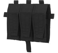 AQzxdc Pochette Tactique for Chargeur Molle, Triple Pochette for Gilet de Chasse M4/5.56, Rabat Amovible, Sac Avant, Porte-plaques, Accessoires for A.VS S.PC J.PC 2.0(Black)