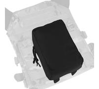 AQzxdc Pochette Tactique GP, Molle, Grand Sac de Rangement Polyvalent en Nylon Utilitaire for Ceinture et Gilet de Service, Accessoires de Chasse(Black)