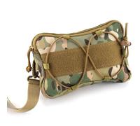 AQzxdc Pochette Tactique Molle Admin, Sac à Outils Utilitaire découpé au Laser EDC, Pochettes modulaires Horizontales, Organisateur Militaire, Poche de Recyclage(CP)