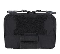 AQzxdc Pochette Tactique Molle for Panneau d'administration, Petite Pochette de Poitrine for Sac Tactique JPC2.0 AVS CPC avec système Molle en Nylon 500D(Black)
