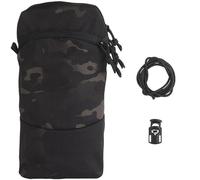 AQzxdc Pochette Tactique Polyvalente 12x6 GP Pouch Sac d'accessoires Tactique Molle for Panneau arrière Pochette Universelle multifonctionnelle Camouflage(Bcp)