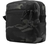 AQzxdc Pochette Tactique Polyvalente GP carrée, Grand Sac Divers, Ceinture d'extérieur, Rangement Molle, Pochettes administratives, EDC, Outil Utilitaire Multi-usages(Bcp)