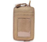 AQzxdc Portefeuille for Homme, Porte-Cartes, Sac Banane Tactique Molle, Fermeture éclair étanche, Porte-Monnaie, Ceinture, Pochette Militaire Universelle for téléphone(Brown)